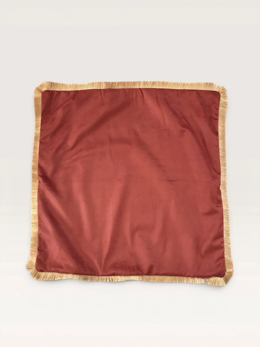 Two NWOT Red Velvet Pillow COVERS Blue Burgundy Gold Art Nouveau Fairy Style